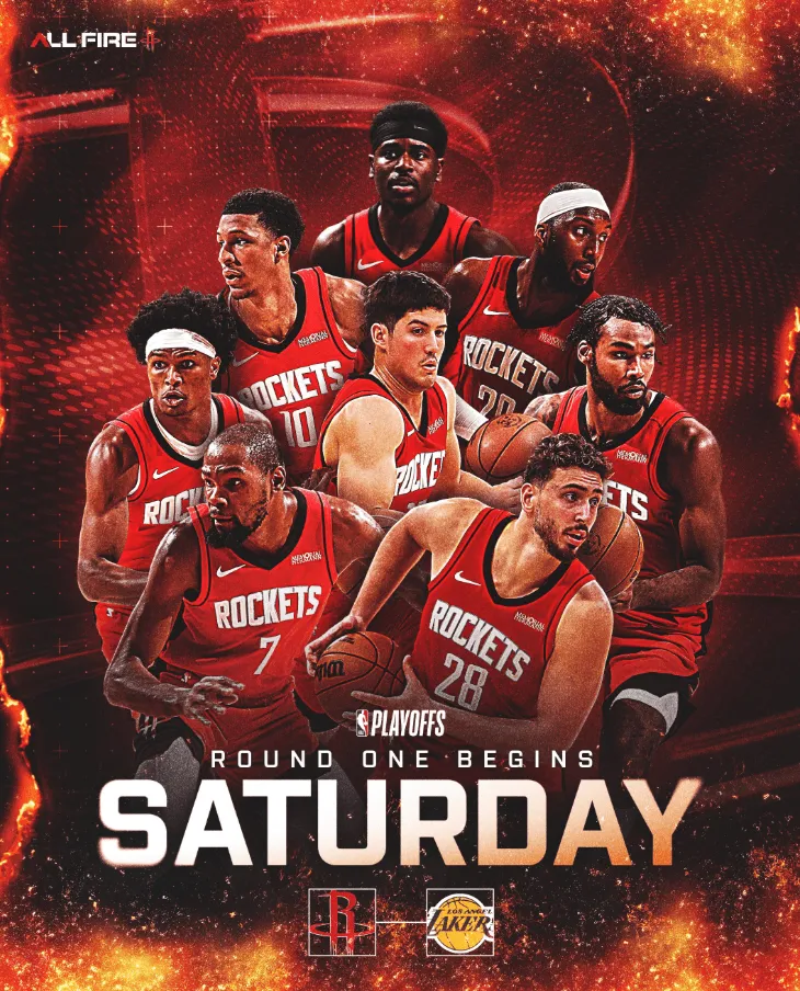 Kaiyun开云官方网站中国登录-4月19日开打！火箭官方发布火湖大战G1的预热海报